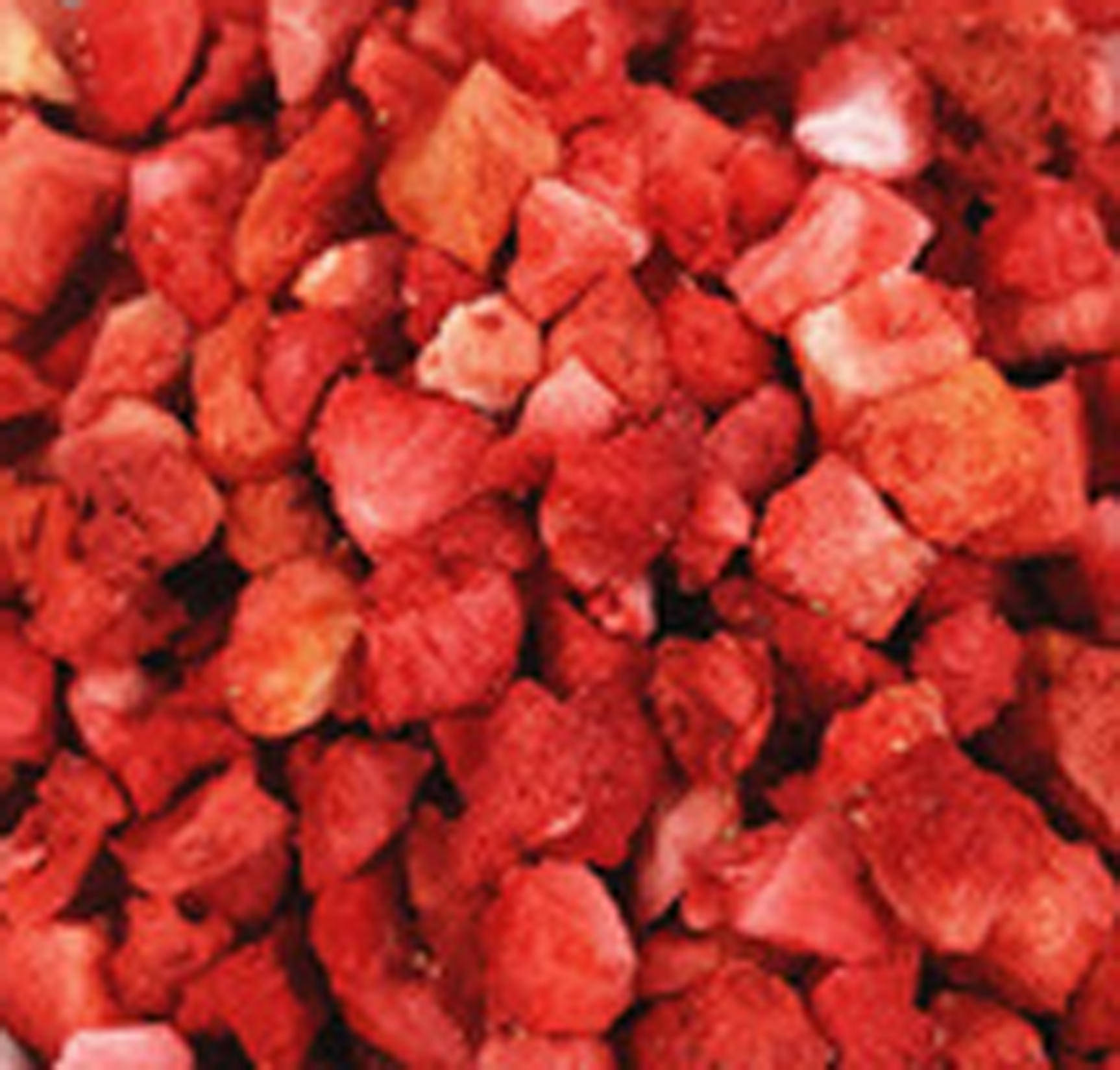 Freeze dried strawberry solution